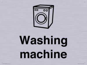 Dementia washing machine sign